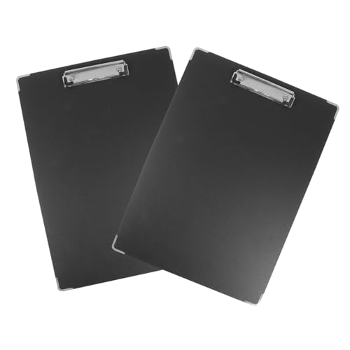 UTHCLO 2 Stück Teiliges Kunststoff klemmbrett Wasserfestes Zeichenbrett und Rutschfester Clip Leichtes Tragbares Malbrett für Schüler und Outdoor skizzen von UTHCLO