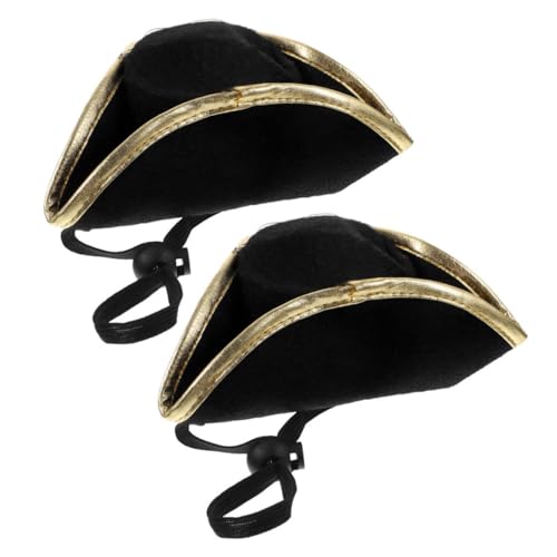UTHCLO 2 Stück Teiliges Piratenhut mit Elastischem Band Dekoratives Accessoire für Kostüm und Themenpartys für Fasching Halloween und Piraten Cosplay UTHCLO 2 Stück Teiliges Piratenhut mit Elastischem Band Dekoratives Accessoire für Kostüm und Themenpartys für Fasching Halloween und Piraten Cosplay von UTHCLO