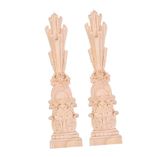 UTHCLO 2 Stück Vintage Europäische Holzornamente Geschnitzte Holzapplikationen Retro Dekoration für Möbel Wände Schränke Vielseitige Wohnkultur Holzverzierung UTHCLO 2 Stück Vintage Europäische Holzornamente Geschnitzte Holzapplikationen Retro Dekoration für Möbel Wände Schränke Vielseitige Wohnkultur Holzverzierung von UTHCLO
