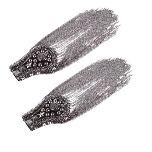 UTHCLO 2 Stücke Schulterklappen mit Quasten Brosche Pin Epaulet Dekoration für Schuhe Hüte Kostüme Damen Herren Modisches Accessoire UTHCLO 2 Stücke Schulterklappen mit Quasten Brosche Pin Epaulet Dekoration für Schuhe Hüte Kostüme Damen Herren Modisches Accessoire von UTHCLO