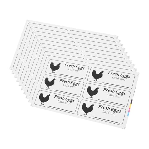 UTHCLO 20 Blatt Datumsetiketten für Eierkartons Handbeschreibbare Frische Aufkleber für Hühnereier Vielseitig Einsetzbar für Eierkartons und Lebensmittelverpackungen Lebensmittelecht zur UTHCLO 20 Blatt Datumsetiketten für Eierkartons Handbeschreibbare Frische Aufkleber für Hühnereier Vielseitig Einsetzbar für Eierkartons und Lebensmittelverpackungen Lebensmittelecht zur von UTHCLO