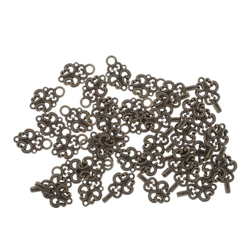 UTHCLO 20 Paar Cheongsam Knopf Metallknopfzubehör Froschverschluss Mantelknöpfe Für Damen Jackenknöpfe Metallnähknöpfe Chinesische Knotenknöpfe Verschlüsse Für Kleidung von UTHCLO