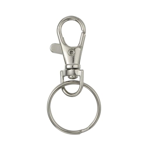 UTHCLO 20 Sätze Teiliges Großer Abnehmbarer Hummer Karabiner Schlüsselanhänger mit Schlüsselringen aus Silbernem Metall Drehbar Robust für DIY Schmuck Bastelbedarf und Schlüsselbund UTHCLO 20 Sätze Teiliges Großer Abnehmbarer Hummer Karabiner Schlüsselanhänger mit Schlüsselringen aus Silbernem Metall Drehbar Robust für DIY Schmuck Bastelbedarf und Schlüsselbund von UTHCLO