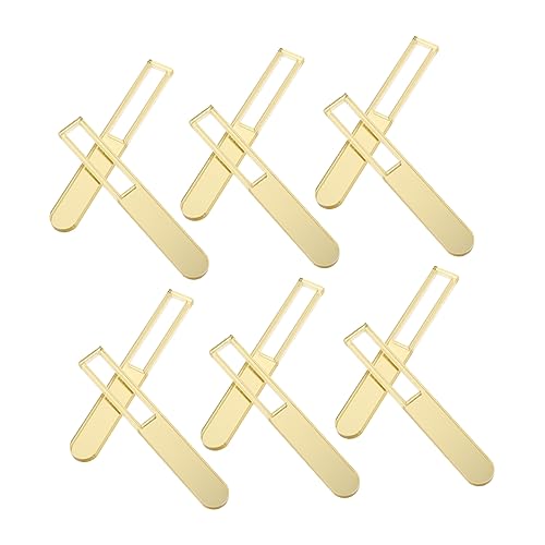 UTHCLO 20 Stück DIY Eislöffel Acryl Professionelle Holzstäbchen für Eiscreme und Kreative Bastelprojekte Wiederverwendbar für Partys und Feste von UTHCLO