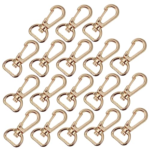 UTHCLO 20 Stück Legierungsschnallen Praktische Haken für Taschen Schlüsselanhänger und DIY Zubehör Robust und Tragbar für Bastelprojekte und Luggage Accessoires von UTHCLO