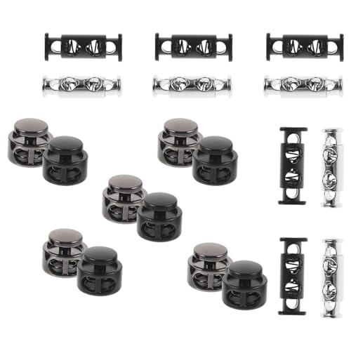 UTHCLO 20 Stück Metall Kordelstopper Elastische Schnurverschlüsse für Kleidung Hoodies und DIY Projekte Einstellbare Kordelverschlüsse für Hosen und Masken Vielseitige Anwendung UTHCLO 20 Stück Metall Kordelstopper Elastische Schnurverschlüsse für Kleidung Hoodies und DIY Projekte Einstellbare Kordelverschlüsse für Hosen und Masken Vielseitige Anwendung von UTHCLO