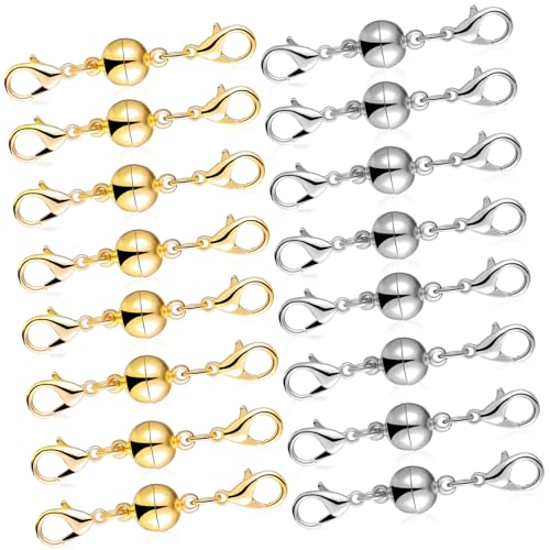 UTHCLO 20 Stück Teiliges Doppel lobster Verschlüsse aus Magnetische Schmuckverbindungsstücke Allergikerfreundlich Farbbeständig für Armband und Halskette DIY schmuckherstellung UTHCLO 20 Stück Teiliges Doppel lobster Verschlüsse aus Magnetische Schmuckverbindungsstücke Allergikerfreundlich Farbbeständig für Armband und Halskette DIY schmuckherstellung von UTHCLO