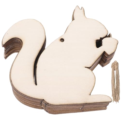 UTHCLO 20 Stück Teiliges Eichhörnchen Holz Dekoset Unlackierte DIY Holzscheiben mit Bohrlöchern Bemalbar und Beschreibbar Herbstliche Aufhänger für Bastelprojekte und Partydeko UTHCLO 20 Stück Teiliges Eichhörnchen Holz Dekoset Unlackierte DIY Holzscheiben mit Bohrlöchern Bemalbar und Beschreibbar Herbstliche Aufhänger für Bastelprojekte und Partydeko von UTHCLO