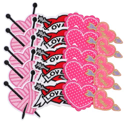 UTHCLO 20 Stück Teiliges Herz Aufbügelflicken Bestickte Applikationen zum Aufbügeln Leichte Kleidung Reparatur Patches für Jacken Taschen Schuhe DIY Dekoration Einfache Anwendung UTHCLO 20 Stück Teiliges Herz Aufbügelflicken Bestickte Applikationen zum Aufbügeln Leichte Kleidung Reparatur Patches für Jacken Taschen Schuhe DIY Dekoration Einfache Anwendung von UTHCLO