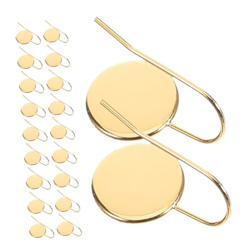UTHCLO 20 Stück Teiliges Ohrhaken Edelstahl Goldfarben mit Geschweißten Cabochon lünetten Langlebig und Sicher für DIY Schmuckherstellung Innendurchmesser für Kreative Ohrringe UTHCLO 20 Stück Teiliges Ohrhaken Edelstahl Goldfarben mit Geschweißten Cabochon lünetten Langlebig und Sicher für DIY Schmuckherstellung Innendurchmesser für Kreative Ohrringe von UTHCLO