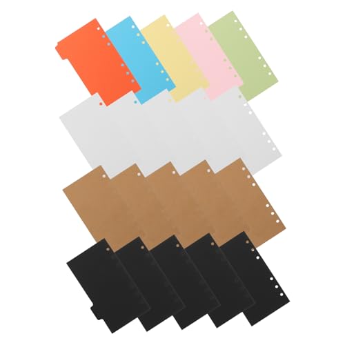 UTHCLO 20 Stück Teiliges Papier indexregister Bunte und Robuste Trennblätter für Ringordner Vielseitige Organizer Tabs für Büro Schule und Notizbücher Praktische Klassifizierer UTHCLO 20 Stück Teiliges Papier indexregister Bunte und Robuste Trennblätter für Ringordner Vielseitige Organizer Tabs für Büro Schule und Notizbücher Praktische Klassifizierer von UTHCLO