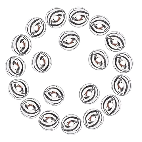 UTHCLO 20 Stück Teiliges Runde Holzperlen in Leopardenmuster Lose DIY Schmuckperlen Holz Spacer Charms für Armbänder Halsketten Schlüsselanhänger und Bastelprojekte UTHCLO 20 Stück Teiliges Runde Holzperlen in Leopardenmuster Lose DIY Schmuckperlen Holz Spacer Charms für Armbänder Halsketten Schlüsselanhänger und Bastelprojekte von UTHCLO