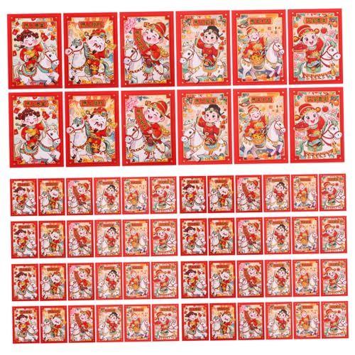 UTHCLO 20 Stück Traditionelle Chinesische Rote Umschläge Jahr Des Pferdes Cartoon Geldgott Motiv Rote Taschen für Neujahr Hochzeit Geburtstag Festliche Geschenke UTHCLO 20 Stück Traditionelle Chinesische Rote Umschläge Jahr Des Pferdes Cartoon Geldgott Motiv Rote Taschen für Neujahr Hochzeit Geburtstag Festliche Geschenke von UTHCLO