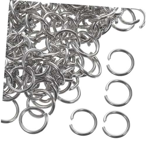 UTHCLO 200 Stück Edelstahl Jump Ringe Offene Sprungringe Schmuckzubehör für DIY Armband Basteln Langlebig Robust für Schmuckherstellung und Reparatur UTHCLO 200 Stück Edelstahl Jump Ringe Offene Sprungringe Schmuckzubehör für DIY Armband Basteln Langlebig Robust für Schmuckherstellung und Reparatur von UTHCLO