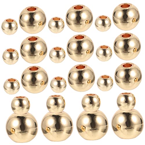 UTHCLO 200 Stück Metall Spacer Perlen DIY Armbänder Schmuck Zubehör Lose Kupferperlen für Bastelarbeiten Multifunktionale Abstandsperlen für Schmuckherstellung UTHCLO 200 Stück Metall Spacer Perlen DIY Armbänder Schmuck Zubehör Lose Kupferperlen für Bastelarbeiten Multifunktionale Abstandsperlen für Schmuckherstellung von UTHCLO