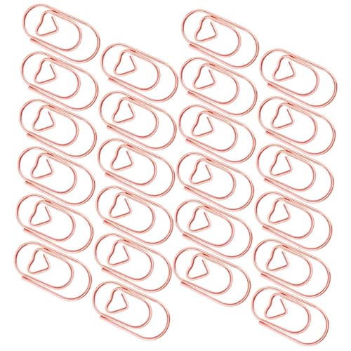 UTHCLO 200 Stück Mini Herzförmige Büroklammern aus Carbonstahl Kleine Dokumentenklammern Kreative Papierclips für Büro und Zuhause Rostfrei Langlebig und Leicht Rosa Gold UTHCLO 200 Stück Mini Herzförmige Büroklammern aus Carbonstahl Kleine Dokumentenklammern Kreative Papierclips für Büro und Zuhause Rostfrei Langlebig und Leicht Rosa Gold von UTHCLO
