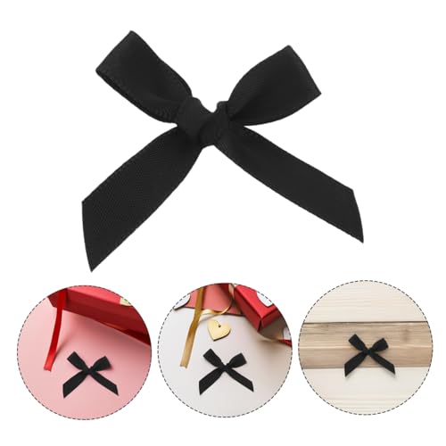 UTHCLO 200 Stück Mini Satinband Schleifen Schwarz Vielseitige Basteldekoration für Diy Kuchen Haaraccessoires Geschenke und Party Einfache Anbringung durch Nähen oder Kleben Klassische UTHCLO 200 Stück Mini Satinband Schleifen Schwarz Vielseitige Basteldekoration für Diy Kuchen Haaraccessoires Geschenke und Party Einfache Anbringung durch Nähen oder Kleben Klassische von UTHCLO