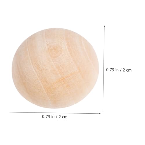 UTHCLO 200 Stück Natürliche Halbe Holzkugeln Unvollendete Holzperlen für Schmuckherstellung DIY Bastelarbeiten Dekoration Handwerk UTHCLO 200 Stück Natürliche Halbe Holzkugeln Unvollendete Holzperlen für Schmuckherstellung DIY Bastelarbeiten Dekoration Handwerk von UTHCLO