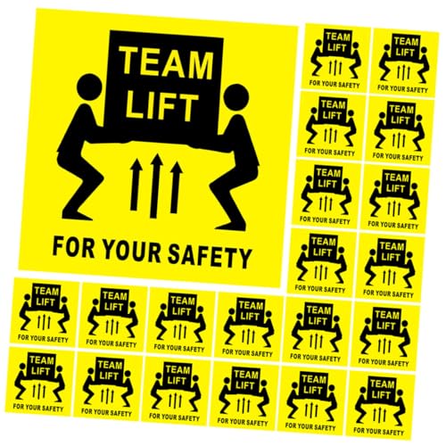UTHCLO 200 Stück Team Lift Warnaufkleber Haftstark Langlebig für Schwere Lasten Versand und Lager Sichtbar für Werk und Verladestelle Geeignet UTHCLO 200 Stück Team Lift Warnaufkleber Haftstark Langlebig für Schwere Lasten Versand und Lager Sichtbar für Werk und Verladestelle Geeignet von UTHCLO