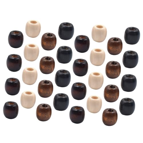 UTHCLO 200 Stück Teiliges Große Loch Bunt Gemischt in Beige Kaffee Dunkelbraun Schwarz Farbige DIY Perlen für Armbandherstellung Bastelzubehör Auffädeln Schmuckherstellung UTHCLO 200 Stück Teiliges Große Loch Bunt Gemischt in Beige Kaffee Dunkelbraun Schwarz Farbige DIY Perlen für Armbandherstellung Bastelzubehör Auffädeln Schmuckherstellung von UTHCLO