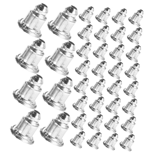 UTHCLO 200 Stück Teiliges Metall Ohrstecker Verschlüsse Robuste Earring Back Stoppers für Hängende Ohrringe und Schlaffe Ohrläppchen Langlebig und Leicht für DIY Schmuckzubehör von UTHCLO