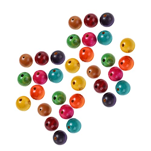 UTHCLO 200Stücke Bunte Holzperlen Runde DIY Bastelperlen für Kreativen Schmuck Zubehör für Bastelprojekte für Armbänder und Dekorationen UTHCLO 200Stücke Bunte Holzperlen Runde DIY Bastelperlen für Kreativen Schmuck Zubehör für Bastelprojekte für Armbänder und Dekorationen von UTHCLO