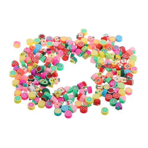 UTHCLO 200pcs Fruchtpolymertonperlen Armband Halskette Perlen Bunte Obstscheiben Reiz Für DIY -schmuckhandwerk Party Dekorationen Lieferungen UTHCLO 200pcs Fruchtpolymertonperlen Armband Halskette Perlen Bunte Obstscheiben Reiz Für DIY -schmuckhandwerk Party Dekorationen Lieferungen von UTHCLO