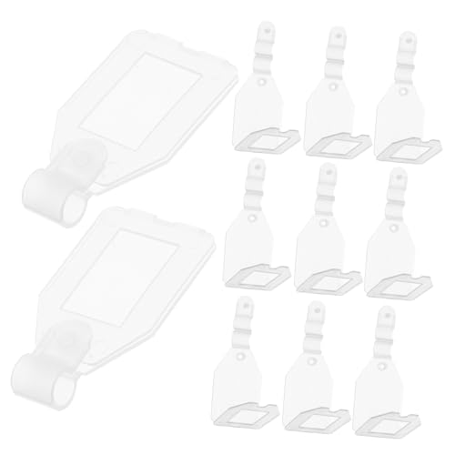 UTHCLO 20Stücke Preisschildhalter für Supermärkte Praktische Schilderständer aus Transparent Einfach zu Bedienen für Regal und Verkaufsdisplay für Einzelhandel UTHCLO 20Stücke Preisschildhalter für Supermärkte Praktische Schilderständer aus Transparent Einfach zu Bedienen für Regal und Verkaufsdisplay für Einzelhandel von UTHCLO
