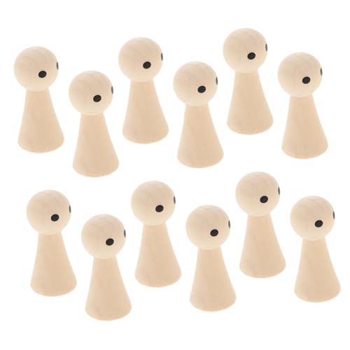 UTHCLO 20Stücke Unvollendete Holzfiguren zum Bemalen DIY Peg Puppen Holz für Bastelprojekte für Dekoration Fördert Kreativität UTHCLO 20Stücke Unvollendete Holzfiguren zum Bemalen DIY Peg Puppen Holz für Bastelprojekte für Dekoration Fördert Kreativität von UTHCLO