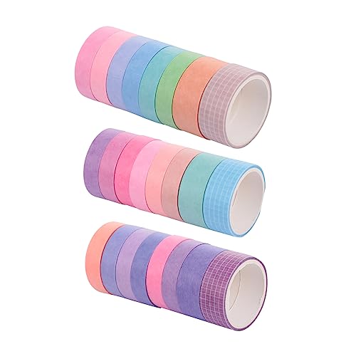 UTHCLO 24 Rollen Teiliges Washi Tape Set Japanisches Kreppband DIY Dekoratives Klebeband Einfache Handabreißbarkeit für Scrapbooking Kalender Karten Langlebiges Bastelzubehör UTHCLO 24 Rollen Teiliges Washi Tape Set Japanisches Kreppband DIY Dekoratives Klebeband Einfache Handabreißbarkeit für Scrapbooking Kalender Karten Langlebiges Bastelzubehör von UTHCLO