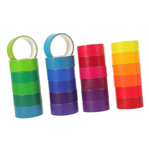 UTHCLO 24 Rollen Washi Tape Farben Japanisches Klebeband Leicht Abreißbar Haftstark Vielseitig für DIY Basteln Scrapbooking Planer Farbintensiv Rückstandsfrei UTHCLO 24 Rollen Washi Tape Farben Japanisches Klebeband Leicht Abreißbar Haftstark Vielseitig für DIY Basteln Scrapbooking Planer Farbintensiv Rückstandsfrei von UTHCLO