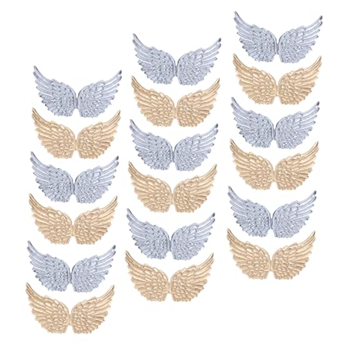 UTHCLO 24 Stück Teiliges Angel Wing Patches in Silber und Gold Bestickte Stoffapplikationen für DIY Kleidung Taschen und Partydekoration Leichte Passende für Geburtstags Themenfeiern UTHCLO 24 Stück Teiliges Angel Wing Patches in Silber und Gold Bestickte Stoffapplikationen für DIY Kleidung Taschen und Partydekoration Leichte Passende für Geburtstags Themenfeiern von UTHCLO