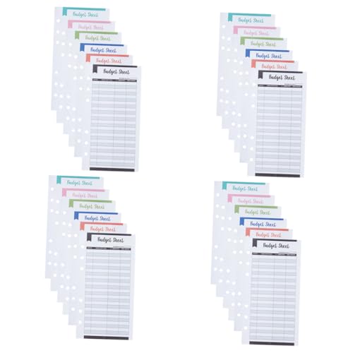 UTHCLO 24 Stück Teiliges Budgetplaner Nachfüllset mit Sechs Löchern Robuste Budgetkarten für Ausgabenaufzeichnung Vielseitige Bargeldplaner Karten für Haushaltsbuch und UTHCLO 24 Stück Teiliges Budgetplaner Nachfüllset mit Sechs Löchern Robuste Budgetkarten für Ausgabenaufzeichnung Vielseitige Bargeldplaner Karten für Haushaltsbuch und von UTHCLO