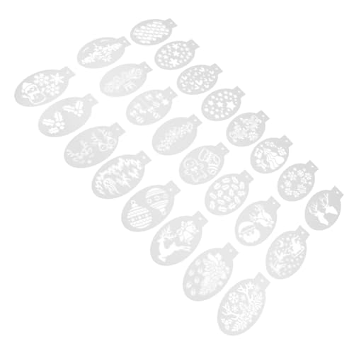 UTHCLO 24 Stück Teiliges Face Paint Schablonen für Weihnachten DIY Gesichtsmalerei Stencils für Kreative Body Art und Bastelprojekte Wiederverwendbare Schminkschablonen für Party und Fest UTHCLO 24 Stück Teiliges Face Paint Schablonen für Weihnachten DIY Gesichtsmalerei Stencils für Kreative Body Art und Bastelprojekte Wiederverwendbare Schminkschablonen für Party und Fest von UTHCLO