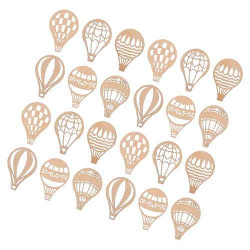 UTHCLO 24 Stück Teiliges Holzscheiben Heißluftballon Form Natürliche Unbemalte Holzausschnitte Robuste DIY Bastelchips für Heimdekoration Langlebige Holzchips für Malen und Gestalten UTHCLO 24 Stück Teiliges Holzscheiben Heißluftballon Form Natürliche Unbemalte Holzausschnitte Robuste DIY Bastelchips für Heimdekoration Langlebige Holzchips für Malen und Gestalten von UTHCLO