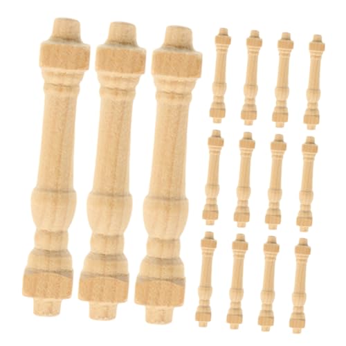 UTHCLO 24 Stück Teiliges Puppenhaus Zubehör Holz Spindeln für Miniatur Treppengeländer Naturbelassen Realistische Details Vielseitig für DIY Dollhouse Möbel und Dekoration UTHCLO 24 Stück Teiliges Puppenhaus Zubehör Holz Spindeln für Miniatur Treppengeländer Naturbelassen Realistische Details Vielseitig für DIY Dollhouse Möbel und Dekoration von UTHCLO