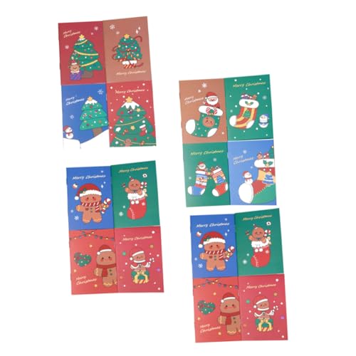 UTHCLO 24 Stück Teiliges Weihnachts Notizblock Kleines Tragbares Cartoon Notizbuch mit Weihnachtlichen Motiven als Tagebuch Memo Block und für Schüler und Erwachsene UTHCLO 24 Stück Teiliges Weihnachts Notizblock Kleines Tragbares Cartoon Notizbuch mit Weihnachtlichen Motiven als Tagebuch Memo Block und für Schüler und Erwachsene von UTHCLO