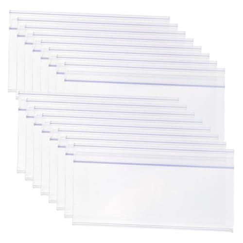 UTHCLO 25 Stück Teiliges Transparentes PVC Preisschildhalter Regal Preisschild Clip Wiederverwendbar Robust für Supermarkt Einzelhandel Draht Holzregale Flexibel Einsetzbar Langlebig UTHCLO 25 Stück Teiliges Transparentes PVC Preisschildhalter Regal Preisschild Clip Wiederverwendbar Robust für Supermarkt Einzelhandel Draht Holzregale Flexibel Einsetzbar Langlebig von UTHCLO