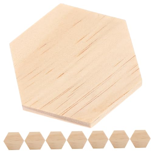 UTHCLO 25Stücke Sechskant Holzscheiben Unlackierte Holzplatten für DIY Bastelprojekte Dekorieren Robustes Material für Langlebige Nutzung UTHCLO 25Stücke Sechskant Holzscheiben Unlackierte Holzplatten für DIY Bastelprojekte Dekorieren Robustes Material für Langlebige Nutzung von UTHCLO