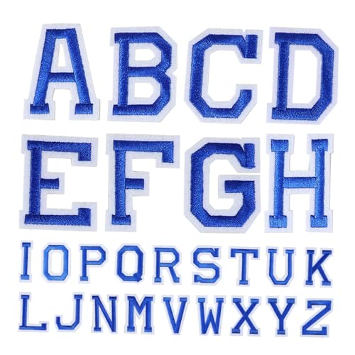 UTHCLO 26 Stück Teiliges Bügel buchstaben patch Polyester Bestickte Stoffflicken zum Aufbügeln und Aufnähen für Kleidung Jeans Taschen Rucksäcke und DIY nähprojekte Dunkelblau UTHCLO 26 Stück Teiliges Bügel buchstaben patch Polyester Bestickte Stoffflicken zum Aufbügeln und Aufnähen für Kleidung Jeans Taschen Rucksäcke und DIY nähprojekte Dunkelblau von UTHCLO