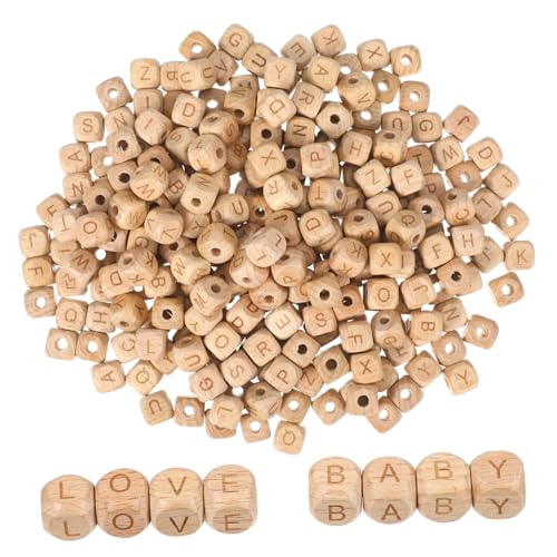 UTHCLO 260 Stk. Natürliche Buchenholz Buchstabenperlen Quadratisch Sichere Vokal und Alphabetperlen für Armbänder Halsketten DIY Schmuckherstellung Bastelprojekte und Wohnkultur UTHCLO 260 Stk. Natürliche Buchenholz Buchstabenperlen Quadratisch Sichere Vokal und Alphabetperlen für Armbänder Halsketten DIY Schmuckherstellung Bastelprojekte und Wohnkultur von UTHCLO