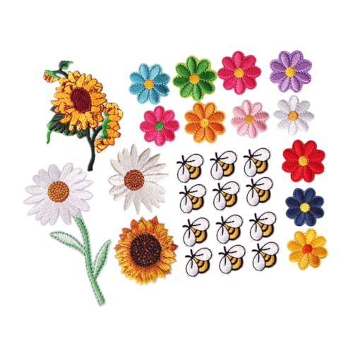 UTHCLO 27 Stück Bestickte Aufnäher Für Kleidung: Bienen- Und Blumen-applikationen Zum Aufbügeln Und Aufnähen Für Diy-accessoires, Hüte, Taschen, Jeans, Jacken, Diy-patches UTHCLO 27 Stück Bestickte Aufnäher Für Kleidung: Bienen- Und Blumen-applikationen Zum Aufbügeln Und Aufnähen Für Diy-accessoires, Hüte, Taschen, Jeans, Jacken, Diy-patches von UTHCLO
