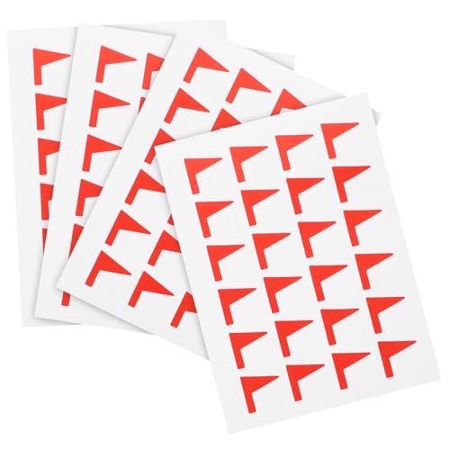 UTHCLO 288 Stück Teiliges Selbstklebendes Flaggen Aufkleber Vielseitige Markierungssticker für Büro Schule Zuhause Schnelle Erkennung Haftet Papier Folie zum Beschriften und Organisieren von UTHCLO