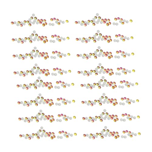 UTHCLO 2880 Stück Teiliges Diy Nagelstrass Funkelndem Kristallglas Flache Rückseite Bunte Nagelsteine für Nail Art Handyhüllen und Bastelverzierung Einfach Anzubringen Glänzend und Sicher UTHCLO 2880 Stück Teiliges Diy Nagelstrass Funkelndem Kristallglas Flache Rückseite Bunte Nagelsteine für Nail Art Handyhüllen und Bastelverzierung Einfach Anzubringen Glänzend und Sicher von UTHCLO