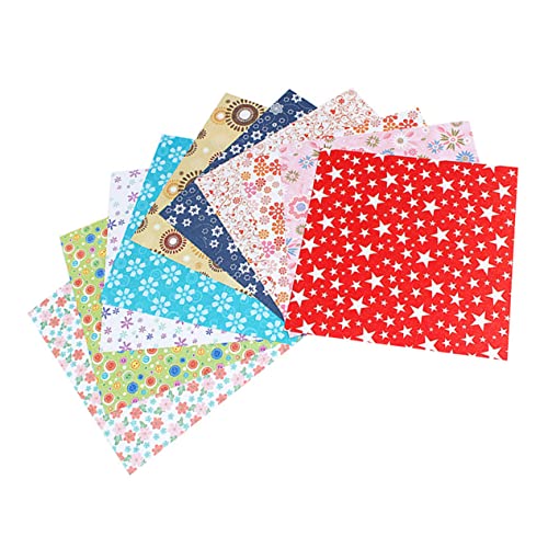 UTHCLO 2Packungen Origami Papier Einseitig Bedrucktes Farbpapier DIY Bastelpapier für Erwachsene für Bastelprojekte und Papierfalten von UTHCLO