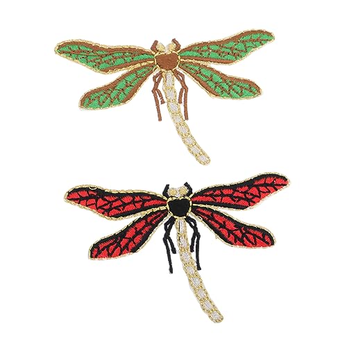 UTHCLO 2Stücke Gestickte Libelle Aufnäher Applikationen für Kleidung Taschen und Mehr Langlebige Stoffaufkleber mit Klaren Mustern zum Dekorieren und Reparieren UTHCLO 2Stücke Gestickte Libelle Aufnäher Applikationen für Kleidung Taschen und Mehr Langlebige Stoffaufkleber mit Klaren Mustern zum Dekorieren und Reparieren von UTHCLO