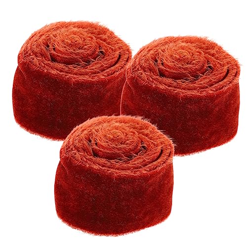 UTHCLO 3 Rollen Dekoratives Samtband DIY Geschenkband Polyester für Hochzeiten Festivals und Bastelprojekte pro Rolle Vielseitig Einsetzbar und Langlebig UTHCLO 3 Rollen Dekoratives Samtband DIY Geschenkband Polyester für Hochzeiten Festivals und Bastelprojekte pro Rolle Vielseitig Einsetzbar und Langlebig von UTHCLO