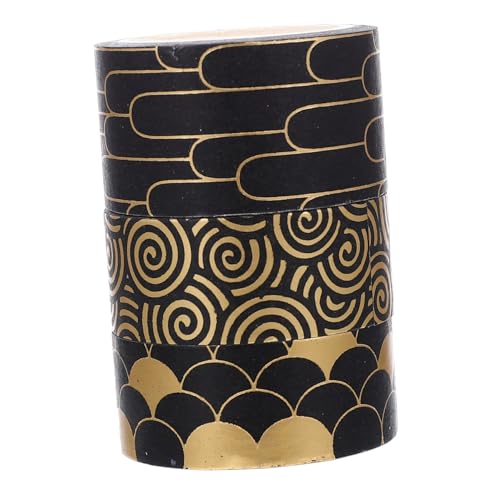 UTHCLO 3 Rollen Selbstklebende Washi Tapes mit Goldener Prägung Dekoratives Klebeband für DIY Scrapbook Tagebuchornamente Geschenkverpackung und Kreative Bastelprojekte UTHCLO 3 Rollen Selbstklebende Washi Tapes mit Goldener Prägung Dekoratives Klebeband für DIY Scrapbook Tagebuchornamente Geschenkverpackung und Kreative Bastelprojekte von UTHCLO