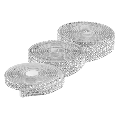 UTHCLO 3 Rollen Selbstklebendes Strassband mit Reihen Glitzersteine Dekoratives DIY Klebeband für Kleidung Schuhe Taschen Einfache Anbringung Vielseitig für Basteln und Modeaccessoires UTHCLO 3 Rollen Selbstklebendes Strassband mit Reihen Glitzersteine Dekoratives DIY Klebeband für Kleidung Schuhe Taschen Einfache Anbringung Vielseitig für Basteln und Modeaccessoires von UTHCLO