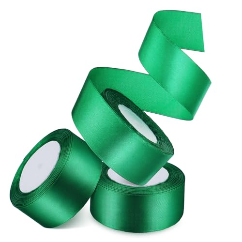 UTHCLO 3 Rollen verpackung Band funkeln Fleck Hochzeit Quaste Jubiläum Braut- seidenband ribbon verpackungen Bänder für Handwerk doppelseitiges Satinband Polyester Green UTHCLO 3 Rollen verpackung Band funkeln Fleck Hochzeit Quaste Jubiläum Braut- seidenband ribbon verpackungen Bänder für Handwerk doppelseitiges Satinband Polyester Green von UTHCLO